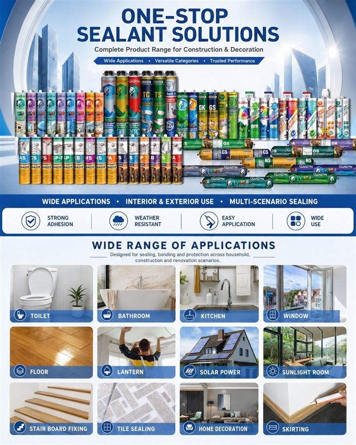 Glazing Silicone Sealant For Architectural Glass And Window Systems suppliers